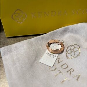 Kendra Scott Blush Gold Ring size 7 NWT!